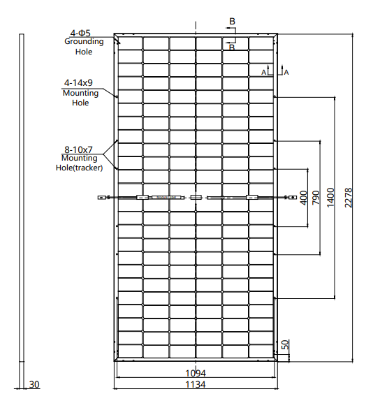 550W Canadian Solar Monocrystalline Solar Panel (Half-Cut)