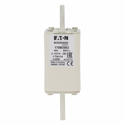 Bussmann/Eaton Ultra Rapid DIN 43653 Sekering (1000V AC, 170M39_ Reeks) 