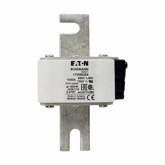 Bussmann/Eaton Ultra Rapid DIN 43653 Sekering (690V AC, 170M62_ Reeks)