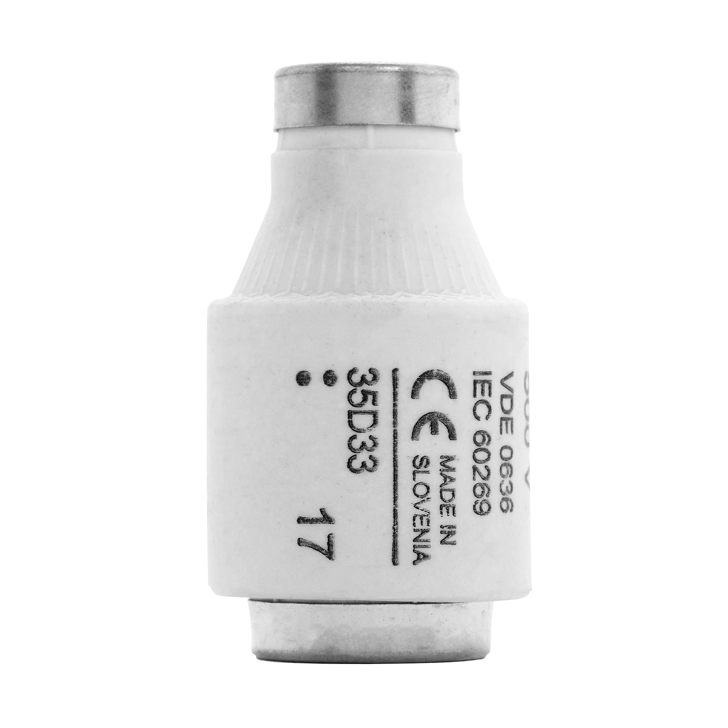 Type D Bottle Fuse (Size DI, DII, DIII, 500V AC)