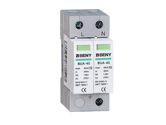 2P AC Surge Protection Device (BUA-40/2, 385V AC)