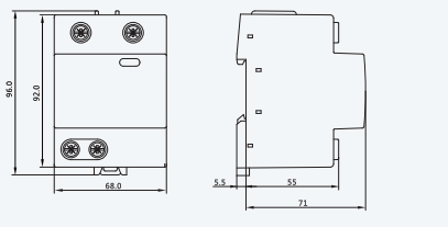 3P TI+II Surge Protection Device (BUD-S1000, 1000V DC)