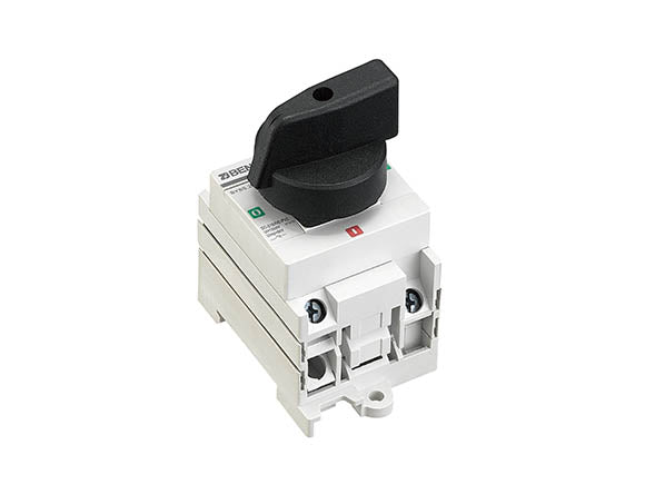 2P 50A DC Isolator Switch (Din rail mount rotary, 1000V DC)